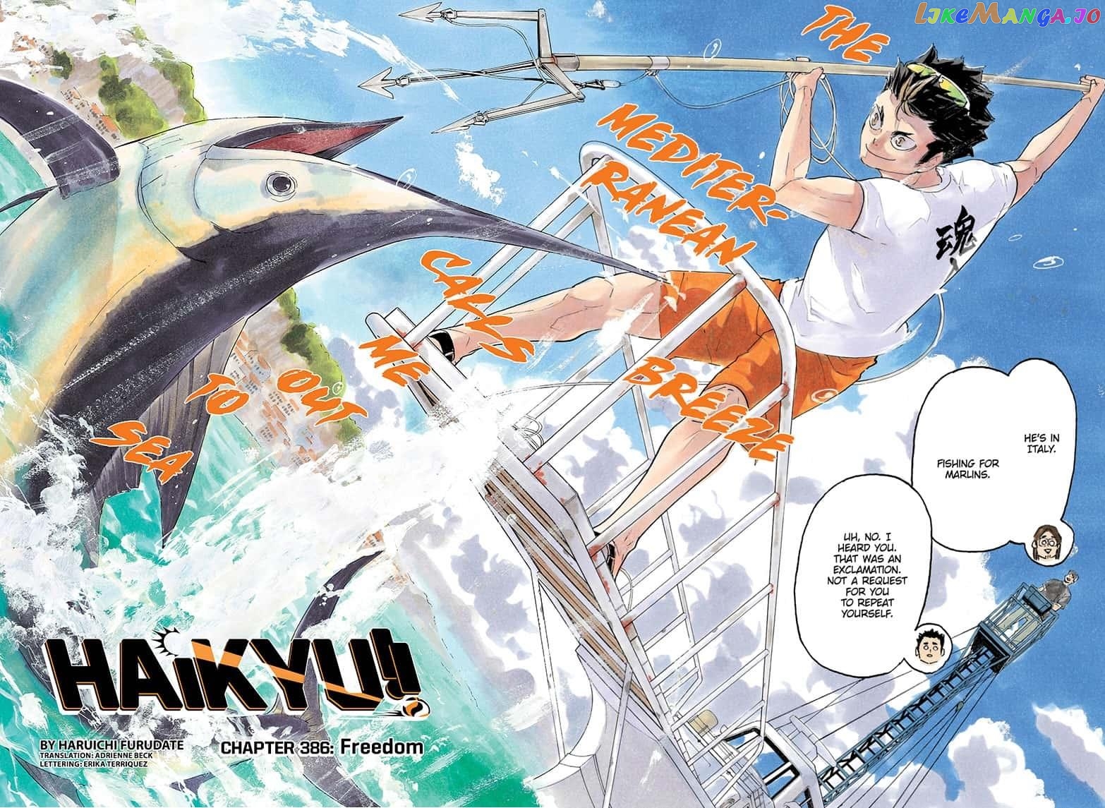 Haikyuu!!, Chapter 386 image 02